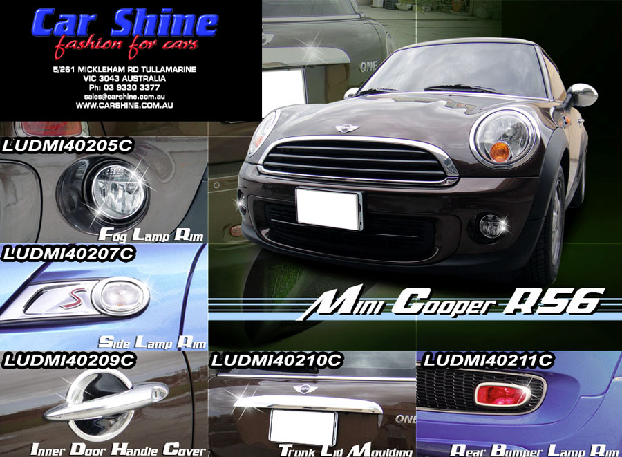 Bmw mini chrome accessories #3