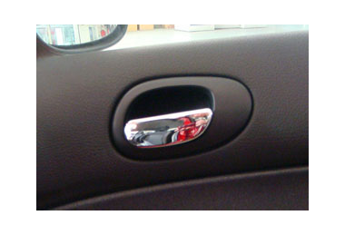 Peugeot 206 CHROME INTERIOR DOOR HANDLE PULL COVERS